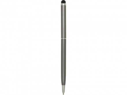 Шариковая ручка Ore алюминиевая со стилусом - Titanium