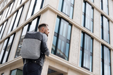 Рюкзак для ноутбука Argentum, серый с темно-серым