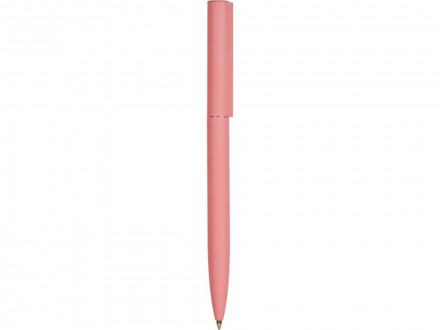 Шариковая металлическая ручка Minimalist софт-тач, пыльный розовый