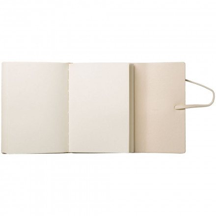 Набор Pensee: блокнот А6 и ручка, кремово-белый