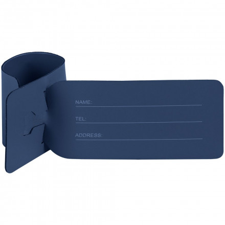 Багажная бирка Salamander, синяя