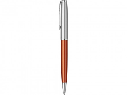 Шариковая ручка Parker Sonnet Essentials Orange SB Steel CT, цвет чернил black, перо: M, в подарочной упаковке.