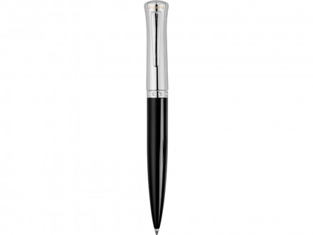 Ручка шариковая Ungaro модель Ovieto в футляре, черный/серебристый