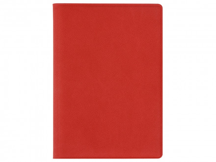 Обложка для паспорта с RFID защитой отделений для пластиковых карт Favor, красная/серая