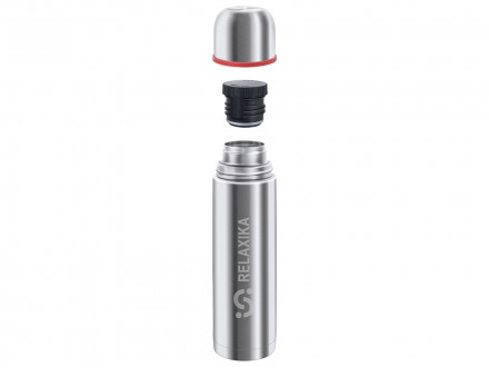 Термос Relaxika 101, 1000 мл, стальной