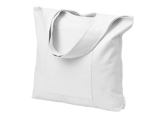 Сумка-шоппер Vest из хлопка 340 г/м2, белый