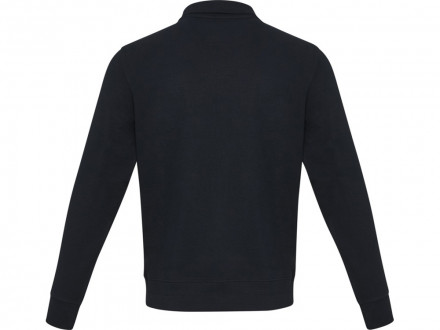 Tin унисекс-свитер с молнией на четверть из переработанных материалов Aware™ - Темно - синий