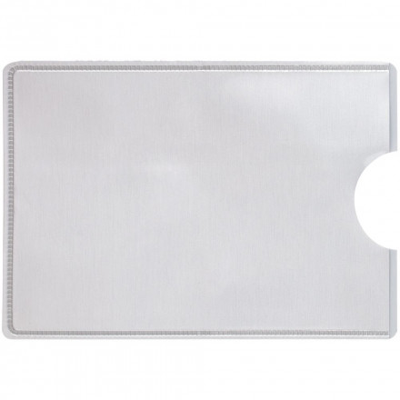 Футляр для кредитной карты Durable RFID, серебристый