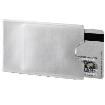 Футляр для кредитной карты Durable RFID, серебристый