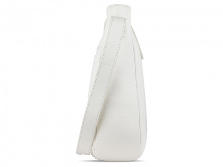 Сумка женская BUGATTI Elsa, белая, воловья кожа/полиэстер, 29х8х27 см