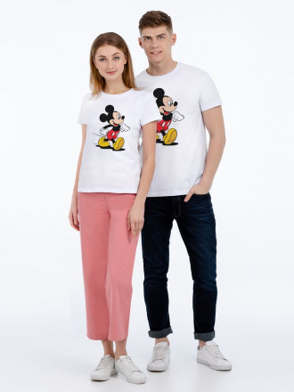 Футболка женская «Микки Маус. Easygoing», белая