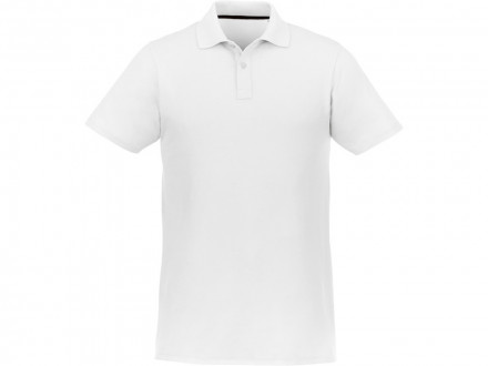 Мужское поло Helios с коротким рукавом, белый