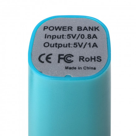 Внешний аккумулятор Easy Shape 2000 мАч, бирюзовый