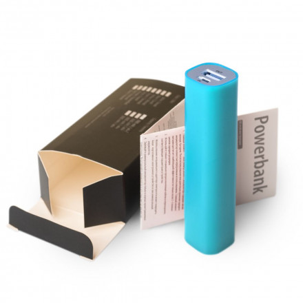 Внешний аккумулятор Easy Shape 2000 мАч, бирюзовый