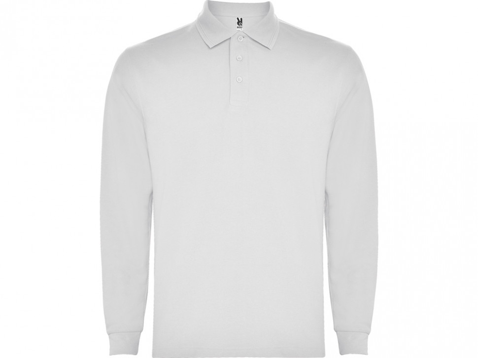 Рубашка поло Carpe детская с длинным рукавом, белый