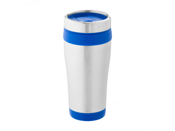 Термостакан Elwood c изоляцией, серебристый/синий