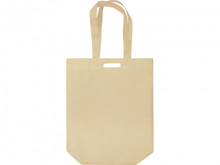 Сумка для покупок из спанбонда Ambit, 380*120*400 с ручкой 550/30 мм, бежевый
