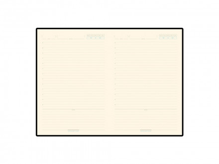 Ежедневник А5 недатированный Bridge, красный/золотистый