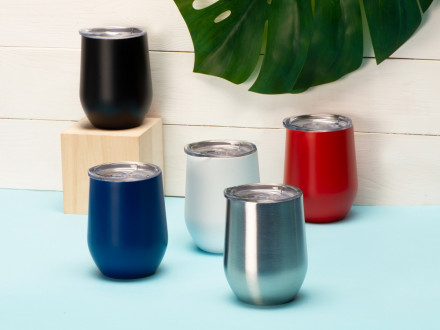 Вакуумная термокружка Sense, голубой