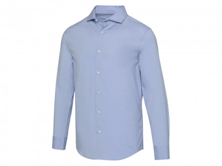 Carnelian мужская рубашка из поплина - Голубой