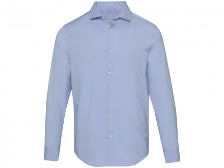 Carnelian мужская рубашка из поплина - Голубой
