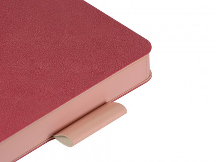 Ежедневник А5 датированный Boston 2026, розовый