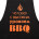 Фартук «Высокий уровень BBQ», черный