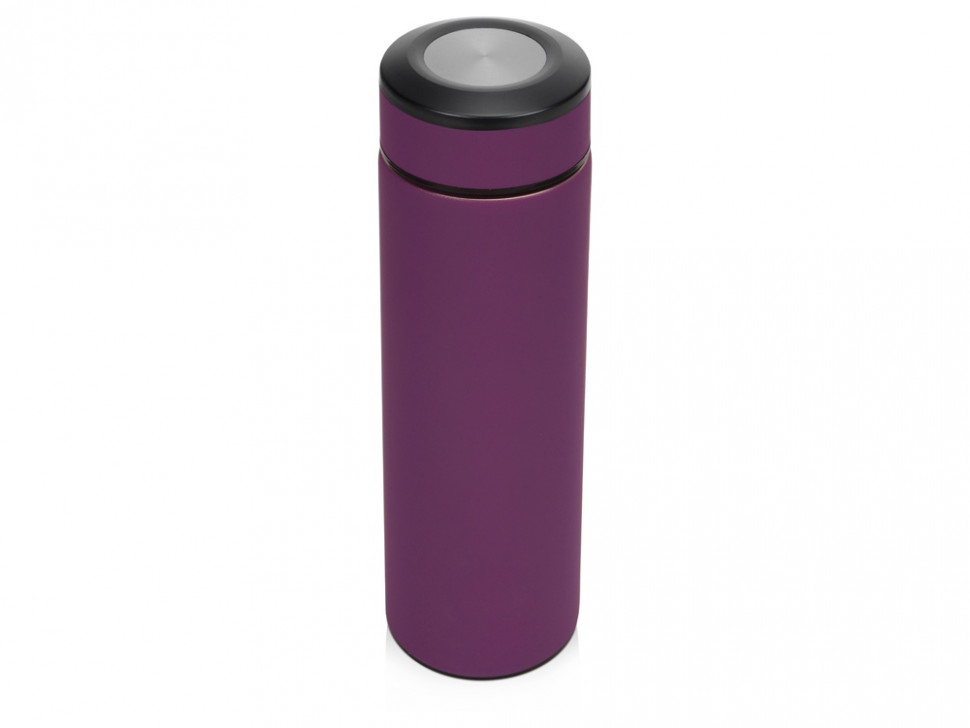 Термос Confident с покрытием soft-touch 420мл, фиолетовый