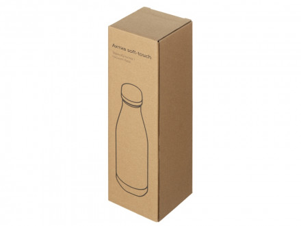 Термобутылка Актив Soft Touch, 500мл, оливковый