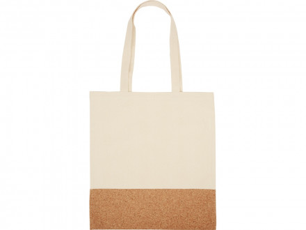 Сумка для шопинга Corky хлопковая со вставкой из пробки