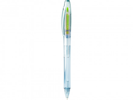 Ручка-маркер пластиковая ARASHI, прозрачный/желтый