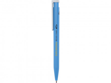 Шариковая ручка Unix из переработанной пластмассы, черные чернила - Аква