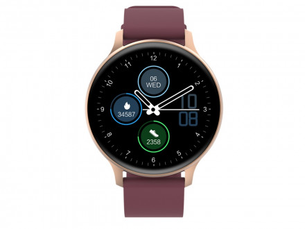 Смарт-часы Canyon SW-68  Badian, IP68, темно-красный