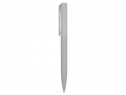 Ручка шариковая пластиковая Bon с покрытием soft touch, серый