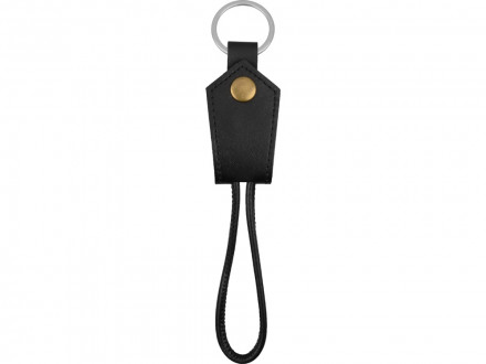 Кабель-брелок USB-MicroUSB Pelle, черный