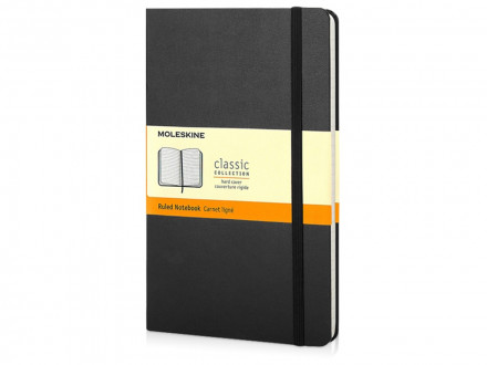 Подарочный набор Moleskine Sherlock с блокнотом А5 и ручкой, черный