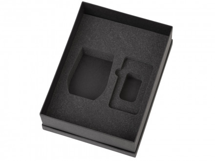 Подарочный набор с термокружкой и повербанком С2, 10000 mAh, фиолетовый