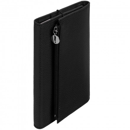 Ежедневник Zipco Flap, недатированный, черный