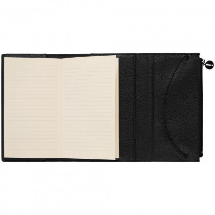 Ежедневник Zipco Flap, недатированный, черный