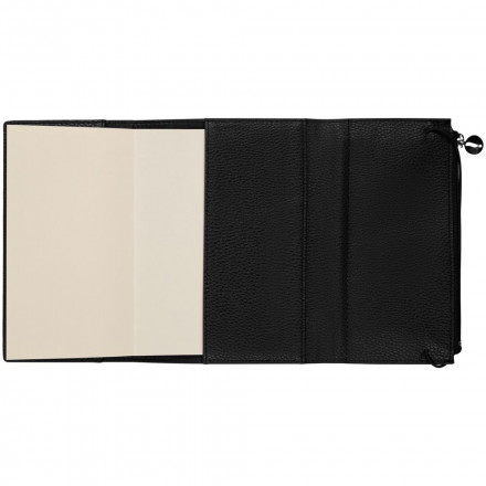 Ежедневник Zipco Flap, недатированный, черный