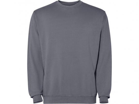 Свитшот Jaya унисекс, серо-голубой выстиранный