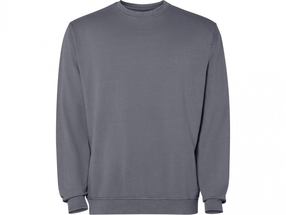 Свитшот Jaya унисекс, серо-голубой выстиранный