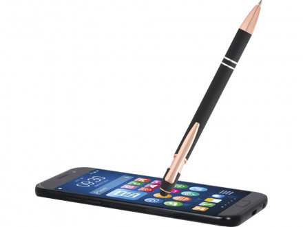 Nanna шариковая ручка с отделкой из розового золота - сплошной черный (синие чернила)