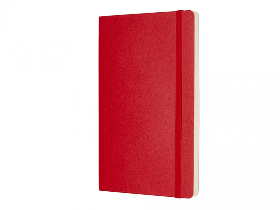 Записная книжка Moleskine Classic Soft (нелинованный), Large (13х21см), красный