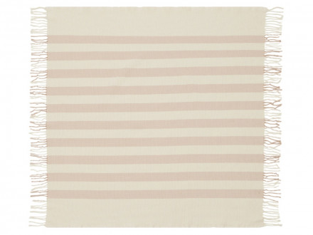 Плед Reglet, 130x150 см ( с учетом бахромы) 100% хлопок, бежевый