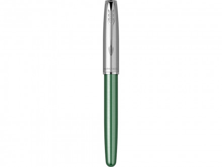 Перьевая ручка Parker Sonnet Essentials Green SB Steel CT, перо: F, цвет чернил: black, в подарочной упаковке.