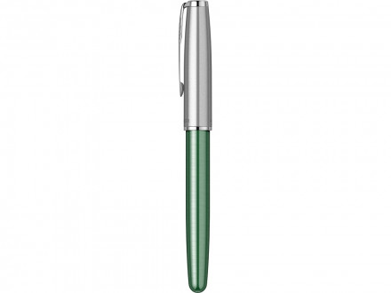 Перьевая ручка Parker Sonnet Essentials Green SB Steel CT, перо: F, цвет чернил: black, в подарочной упаковке.