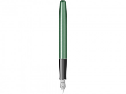 Перьевая ручка Parker Sonnet Essentials Green SB Steel CT, перо: F, цвет чернил: black, в подарочной упаковке.