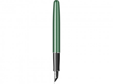 Перьевая ручка Parker Sonnet Essentials Green SB Steel CT, перо: F, цвет чернил: black, в подарочной упаковке.
