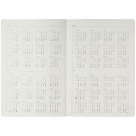 Ежедневник Exact, недатированный, красный